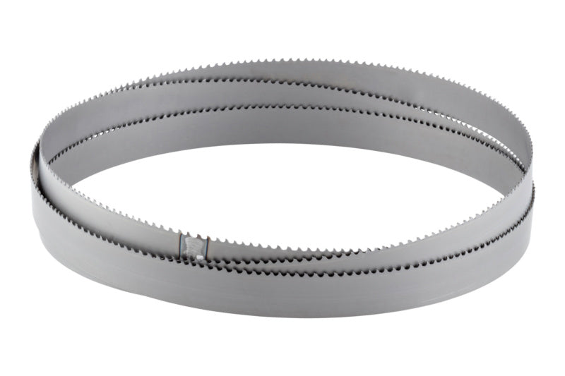 Hochwertiges Bandsägeblatt BASAEBLA MET ST L aus robustem Stahl mit scharfen Zähnen für präzise Schnitte.