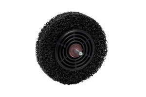 Schleifscheibe aus Nylongewebe mit 150 mm Durchmesser, ideal für Holz, Metall und Kunststoff.