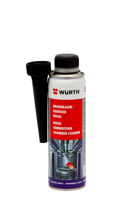 Flasche mit Systemreiniger Kfz-BRENNRMREINIG-DISL-300ML, klarer Inhalt, praktischer Schraubverschluss.