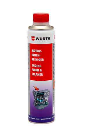 Weiße Flasche Motorreiniger-Zusatz-ZUSA mit blauem Etikett und Schraubverschluss sichtbar