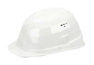 Weißer Schutzhelm SHTZHELM-(SH-6) mit 6-Punkt-Aufhängung für optimalen Tragekomfort.