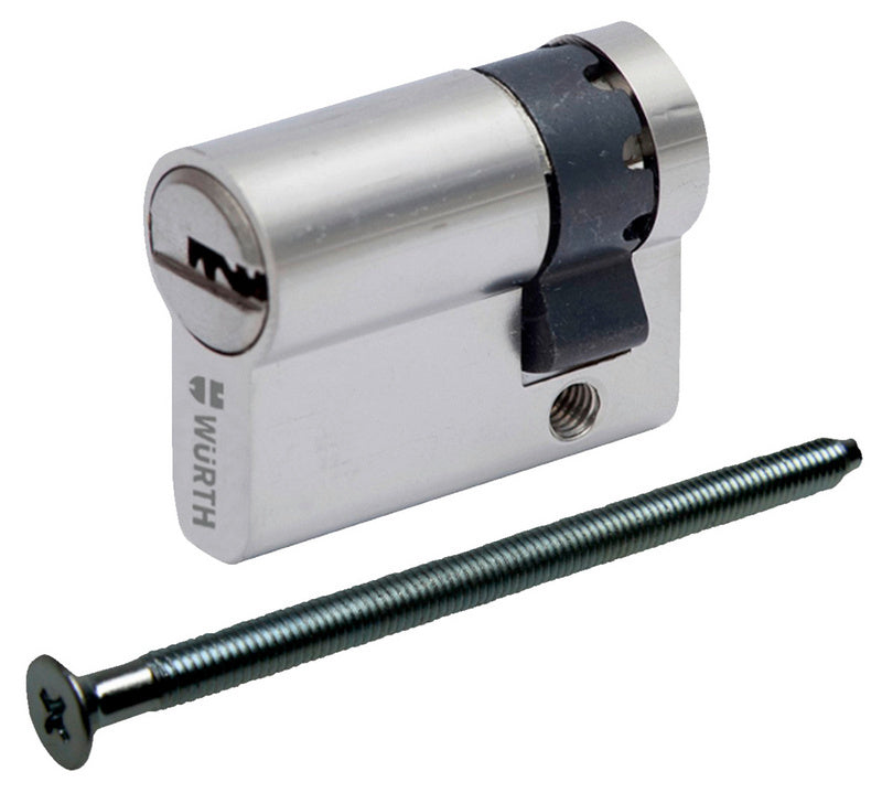 Robuste Schließanlage mit Halbzylinder, geeignet für Wohn- und Gewerberäume, einfach zu montieren.