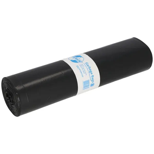 Garbage bags PREMIUM, LDPE, 120L, black, 700x1100mm, 60my, 25 pcs/roll.