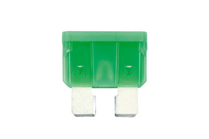 Silber-grüner FLSTESI-ATO-Sicherungsautomat 30A, 25 Einheiten sichtbar