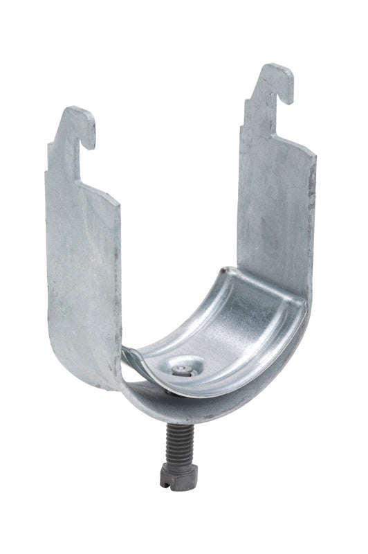 Kabelschelle KBLSHEL AC in schwarz mit Halterung für Kabelorganisation an Wänden oder Möbeln.