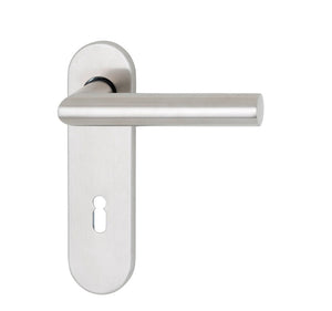 Edelstahl-Türdrücker TD-A2-A505-K-BB mit ergonomischem Design und korrosionsbeständiger Oberfläche.