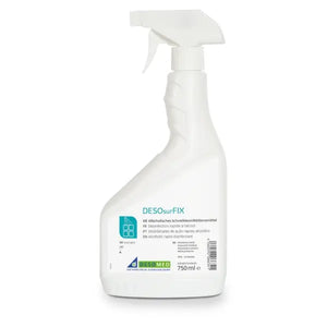 DESOsurFIX 750ml Triggerflasche zur Desinfektion mit BAuA-Reg.-Nr. N-96935, weiß und blau