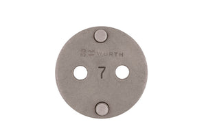 Bremskolben-Rückstellwerkzeug Zubehör-RUECKSTLADAPT-BREMSKOLB-NR.7     Verpackungsinhalt    1 Einheit