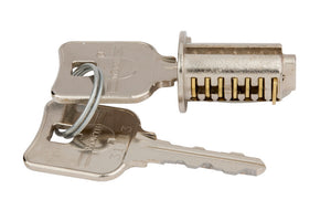 Möbelschloss-Sortiment Set-MS5000-ZYLKERN mit verschiedenen Zylinderschlössern in hochwertiger Ausführung.