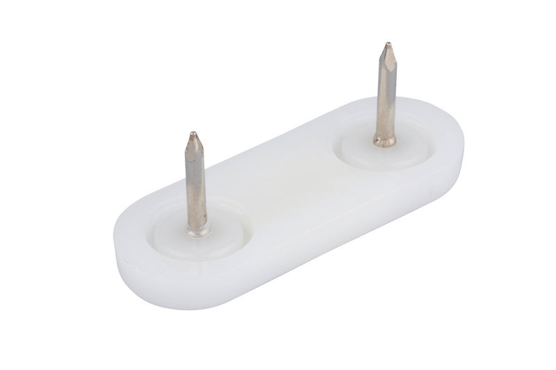Runde Möbelgleiter aus robustem Polyethylen mit 25 mm Durchmesser für sanftes Gleiten.