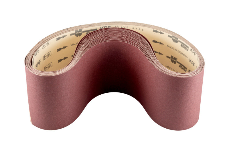 Schleifband Kanten SHLFBA KT KPF P80 mit P80 Körnung für Holz- und Metallbearbeitung.