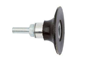 Halter Reinigungsbürste mit ergonomischem Griff und langlebigen Kunststoffborsten in Grau und Blau.