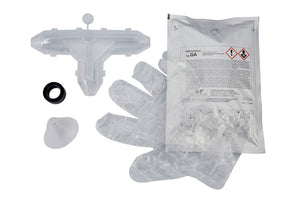 Abzweigmuffe aus Gießharz mit robustem Design für sichere Kabelverbindungen im Außenbereich.