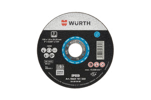 Blaue Trennscheibe TSHB SP BLAU für Winkelschleifer, geeignet für Metall und Stahlbearbeitung.