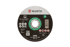 Runde gebundene Trennscheibe TSHB für Winkelschleifer, geeignet für Metall- und Kunststoffschnitte.