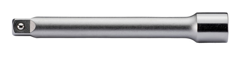 Verlängerung Steckschlüssel VERL 3/8ZO aus Chrom-Vanadium-Stahl mit 150 mm Länge und rutschfester Oberfläche.