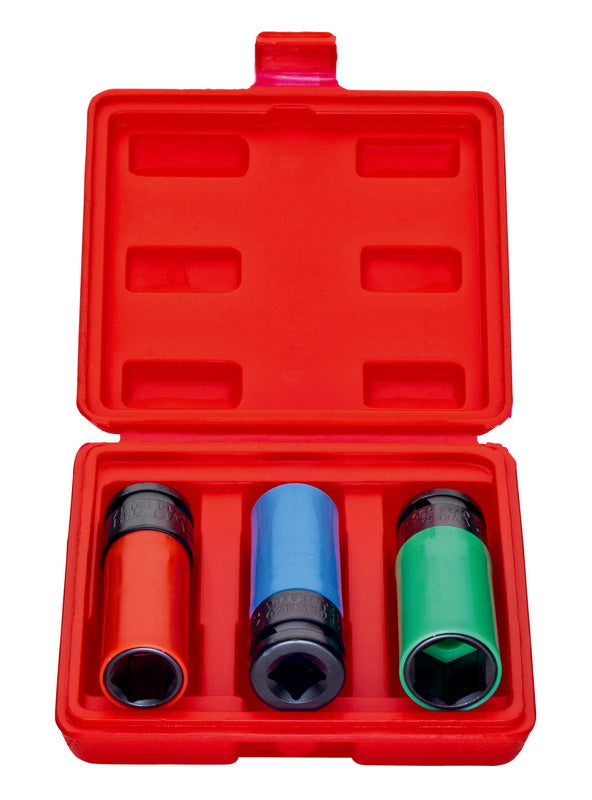 Kraftsteckschlüssel 45689 Zoll Sort/Set