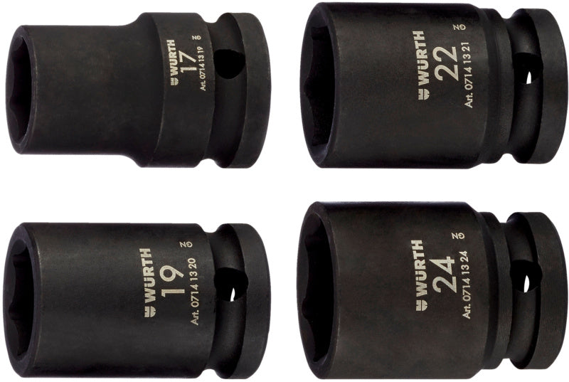 Set of four transparent storage containers with lids in various sizes.