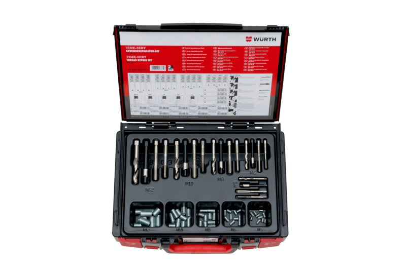 Gewindereparaturset Time-Sert- GWDREP-SYSKO-(M5-M12)-70TLG     Verpackungsinhalt    1 Einheit