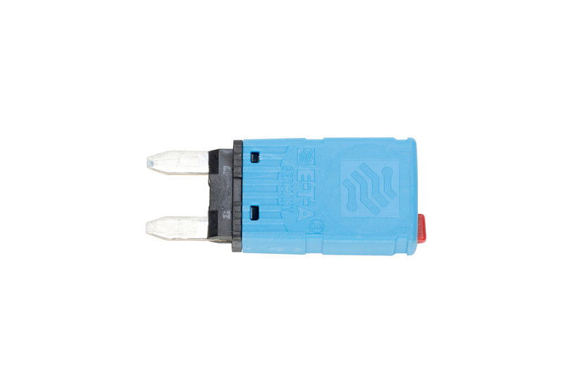 Mini festoon light installation with 15 amp connection and 20 units.