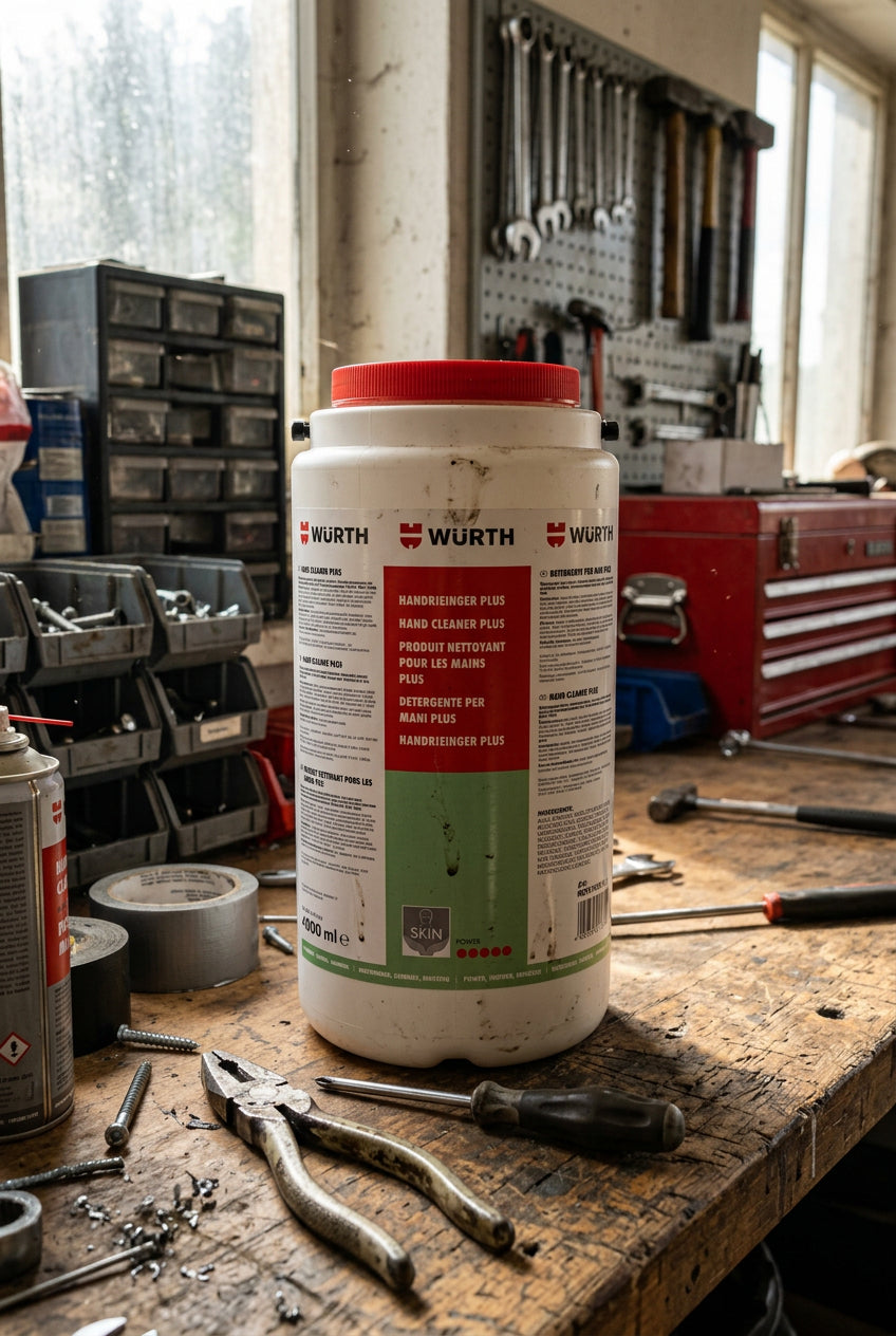 Würth Handreiniger HNDREINIG-(N-ACTIVE) – Hautneutraler Handreiniger 1Sie kennen das Problem: Nach einem langen Arbeitstag sind Ihre Hände voller hartnäckiger Verschmutzungen wie Schmierstoffe, Farbe oder Harze. Das ständige Reinigen kArbeitsschutzWürth HandreinigerMarktplatz24