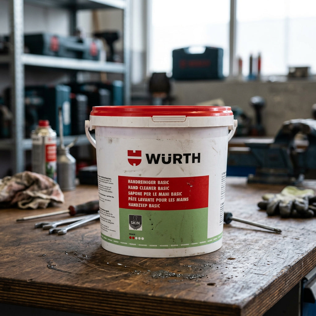 Würth Handreiniger HNDREINIG-(N-ACTIVE) – Hautneutraler Handreiniger 1Sie kennen das Problem: Nach einem langen Arbeitstag sind Ihre Hände voller hartnäckiger Verschmutzungen wie Schmierstoffe, Farbe oder Harze. Das ständige Reinigen kArbeitsschutzWürth HandreinigerMarktplatz24