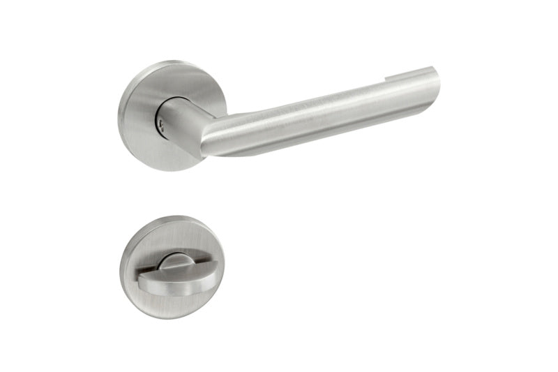 Edelstahl-Türdrücker TD-A2-A505-CLICK-ROS mit ergonomischem Design und innovativer CLICK-Technologie.