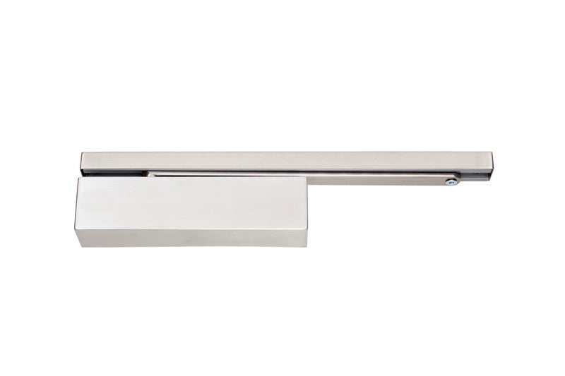 Türschließer-Gleitschiene in elegantem Design, geeignet für Türen bis 1300 mm Breite.