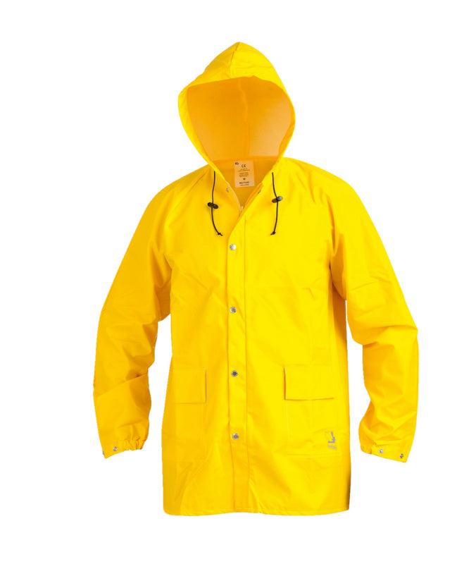 Wetterschutzjacke-REGENJACKE EN 343 BAU GELB M