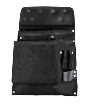 Große Werkzeugtasche mit mehreren Fächern aus strapazierfähigem, wasserdichtem Material.