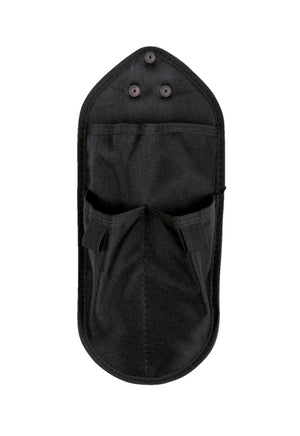 Kleine, robuste System-Werkzeugtasche mit mehreren Fächern und verstellbaren Tragegurten.