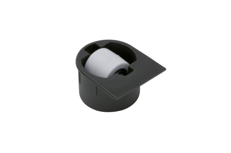 Möbelrolle "BOSEROLL" in schwarzem Design, ideal für flexible Möbelbewegungen und leise Nutzung.