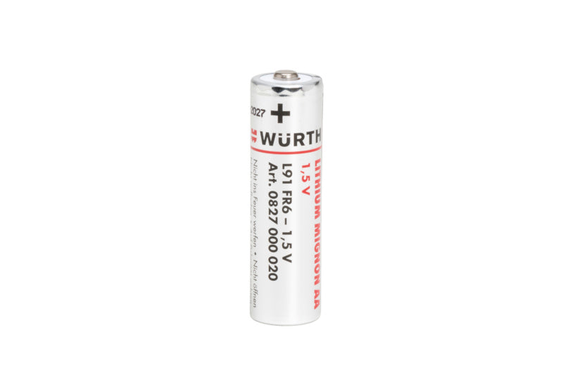Batterie Lithium-BATT-LITHIUM-AA-MIGNON-FR6-1,5V     Verpackungsinhalt    2 Einheit