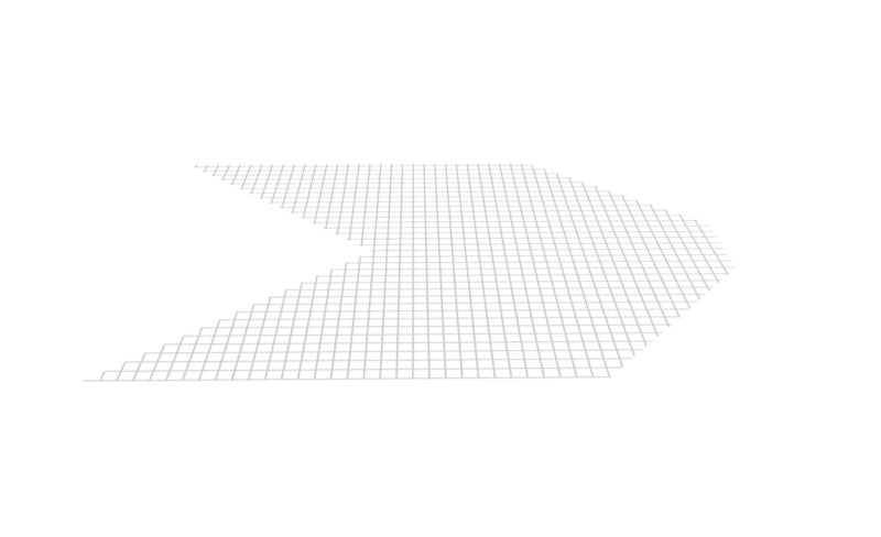 Gewebepfeil GWBPFEIL-4X4 aus robustem Material, Größe 33x50 cm, ergonomischer Griff.