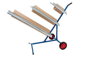 Abroller für Abdeckpapier mit robuster Bauweise und Breite von 22 cm für einfache Handhabung.