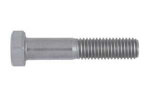 100 Edelstahl Schrauben M10x45 mm mit Sechskantkopf und ISO 4014 Gewinde