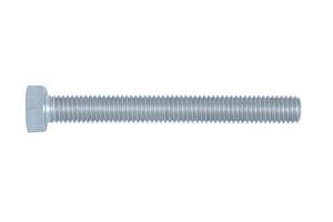 Edelstahlschraube mit Sechskantkopf und Vollgewinde, DIN 933, SW22, A2K Qualität.