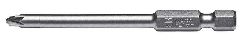 A set of Bit Schlitz/PZ bits in various sizes for screwdriving tasks.