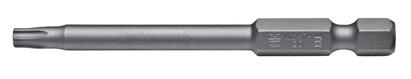 Bit Fünfstern mit fünfzackigem Sternprofil aus Metall für Schraubendreher.