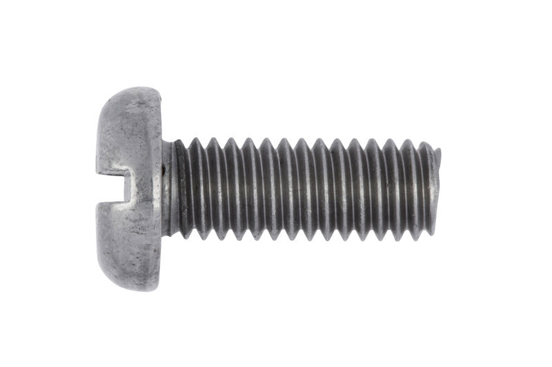 Hundert Stahl-Schrauben DIN 85, M10 x 80 mm, Festigkeitsklasse 4.8, verzinkt, Packung