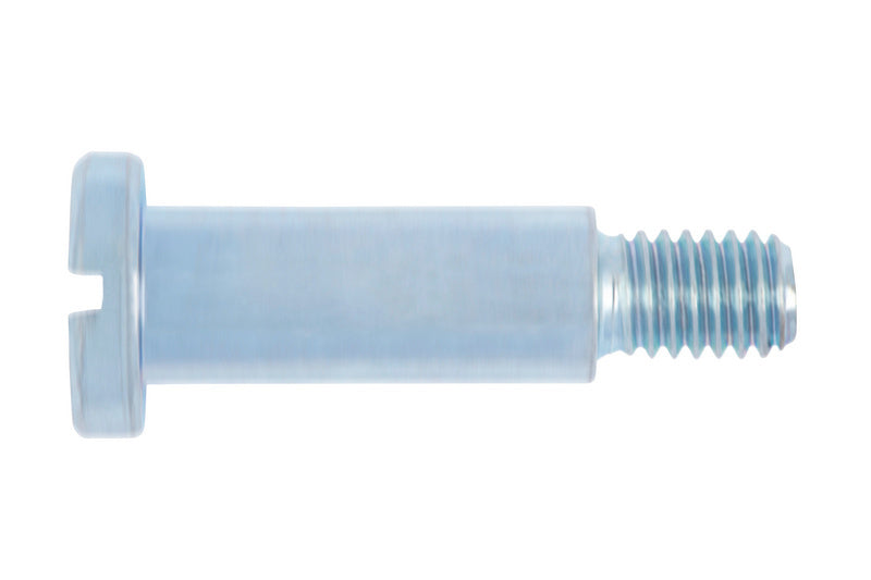 Flachkopf-Schraube mit Schlitzantrieb, gefertigt nach DIN 923, aus hochwertigem Stahl.