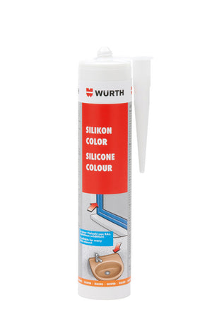 Silikondichtstoff-Color-SILDI in einer 310 ml Kartusche, ideal für präzise Abdichtungen.