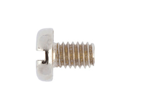 Flachkopfschraube mit Schlitz, DIN85 Standard, korrosionsbeständig, für verschiedene Materialien.