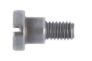 Flachkopfschraube mit Schlitzantrieb, gefertigt nach DIN 923, aus hochwertigem Stahl.