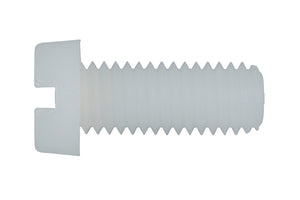 Schraube Zylinderkopf mit Schlitz-SHR-ZYL-DIN84-PA6.6-NATUR-SZ-M8X60     Verpackungsinhalt    200 Einheit