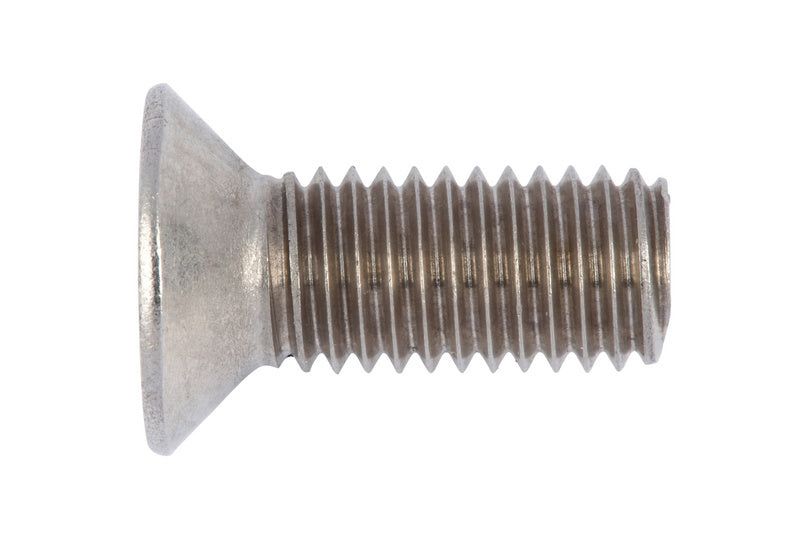 Schraube mit Senkkopf und Innensechsrund, Edelstahl A4, TX8 Antrieb, ISO 14581 Norm