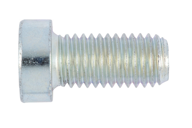 Schraube Zylinderkopf mit Innensechskant, 45 mm lang und 8 mm Durchmesser, aus hochfestem Stahl.