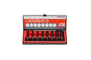 Set of eight language learning tools in a compact storage unit.