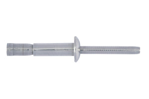 Blindbolzen Flachkopf-BLZ-FL-ALU/ALU-(8,9-15,9)-6,5X19,3     Verpackungsinhalt    250 Einheit
