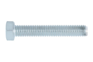 Sechskantkopf-Schraube aus Stahl, Modell SHR-ISO4017-ADW7/1-45813-SW18, mit mattem Finish.